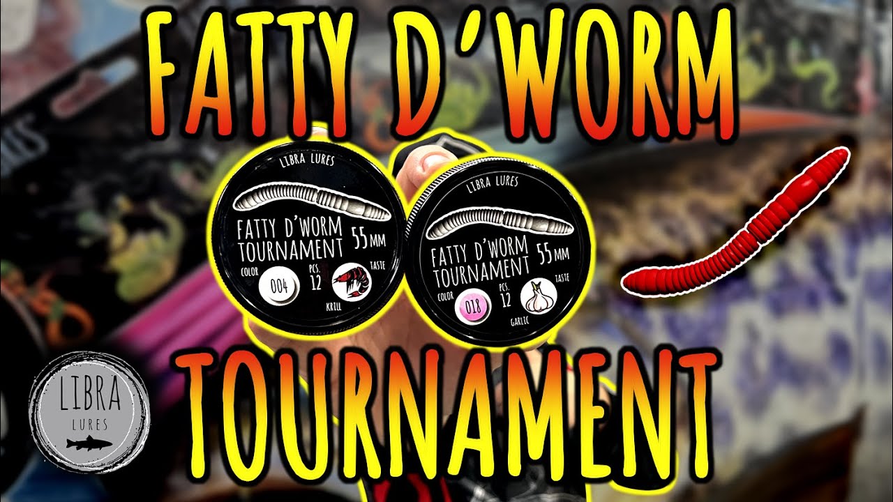 Przynęta na pstrągi i okonie! Fatty D'Worm Tournament - Libra Lures TROUT SERIES