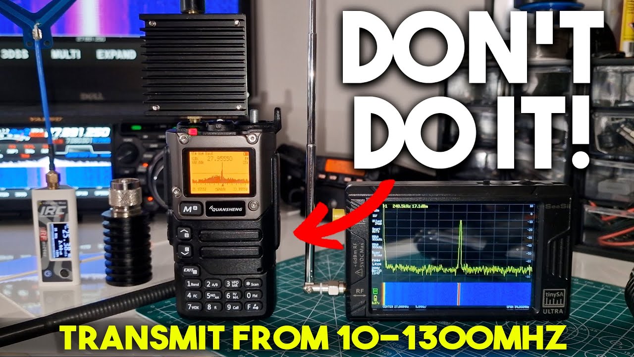 THE MOST ILLEGAL CB RADIO EVER!!?? | QUANSHENG UVK58