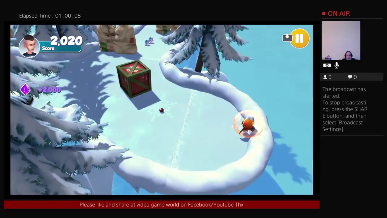 Crowstorm's Live PS4 Broadcast Infinite minigolf