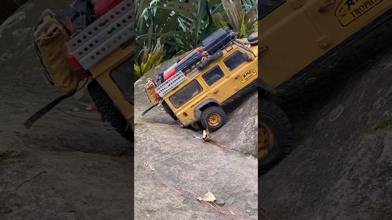 RC Scale Land Rover DEFENDER 110 CAMEL TROPHY