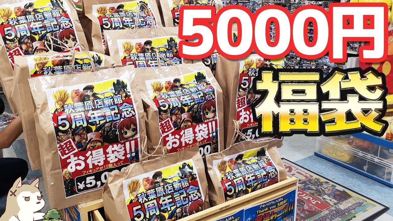 超お得袋って書いてあるけど本当？5000円のフィギュア福袋開けてみた