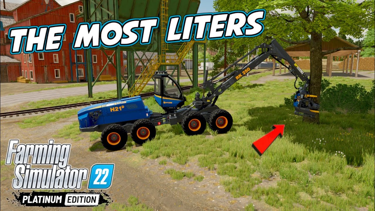 Какое дерево имеет самый большой объём древесины | Farming Simulator 22