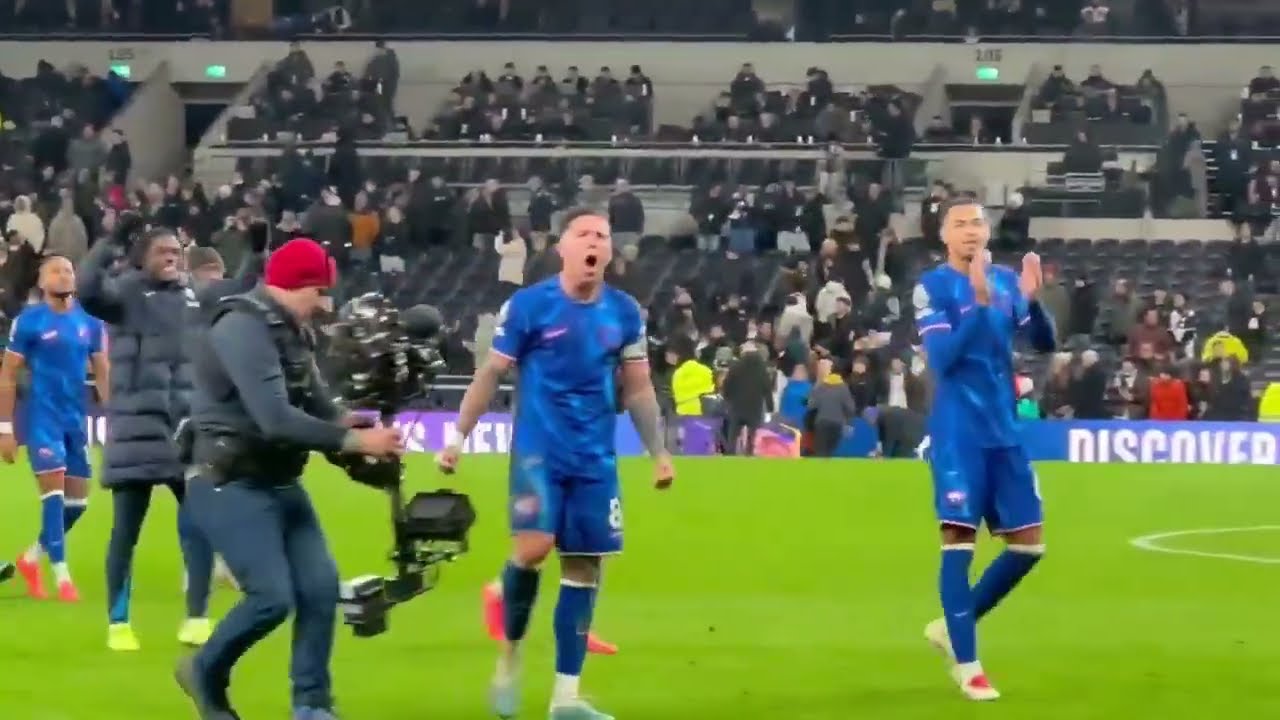 MAD SCENE  at Tottenham Stadium🔥Behind the Scene Moments, Palmer, Enzo, Sancho, Nkunku, Fan Reaction