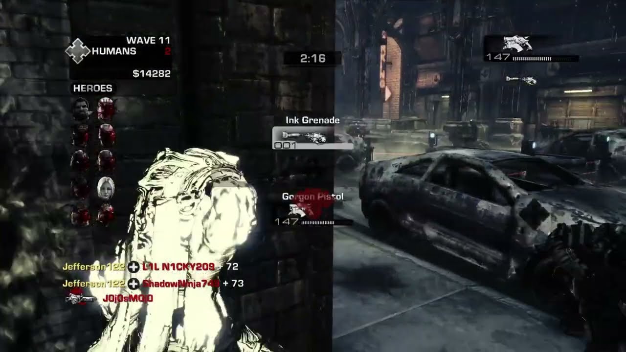 Gears of War 3 Beast Mode on Insane with the Boys never gets Old