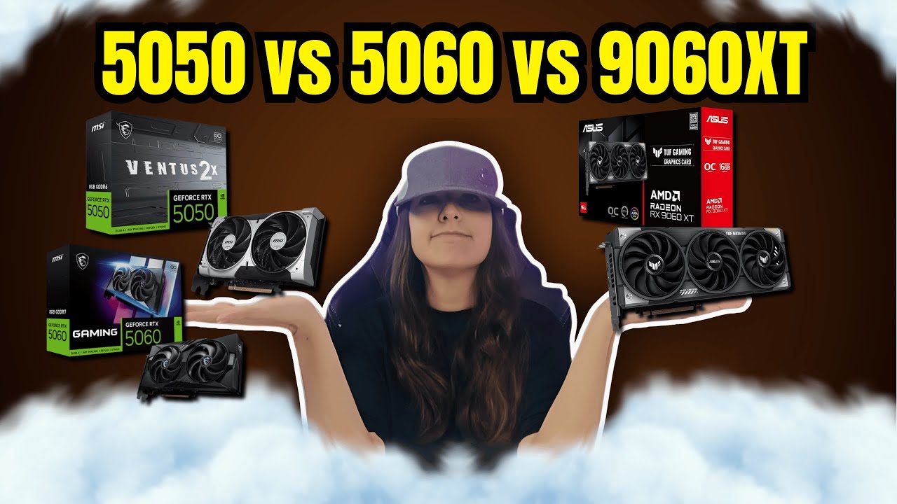 RTX 5050 vs RTX 5060 vs RX 9060 XT : la meilleure carte graphique pas chère 2025 !