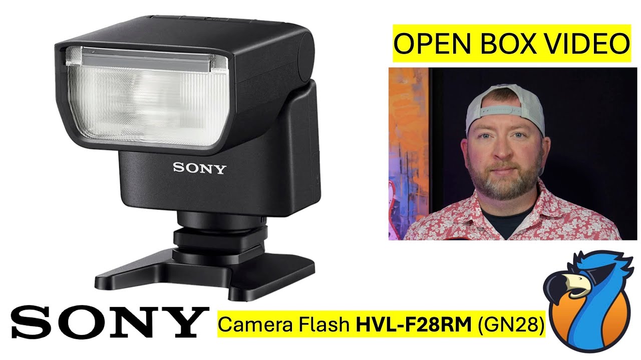 Sony HVL F28RM GN28 Flash Open Box Unboxing