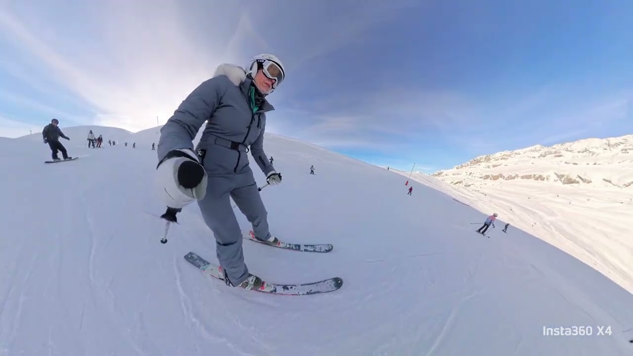 Janet on Marcel's Farm, Alpe D'Huez.