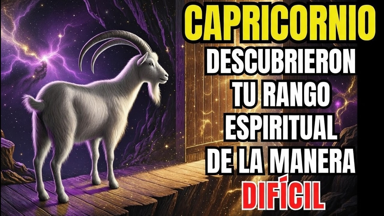 ♑🌌 CAPRICORNIO – NO SABÍAN TU RANGO ESPIRITUAL… ¡HASTA QUE CRUZARON LA LÍNEA!