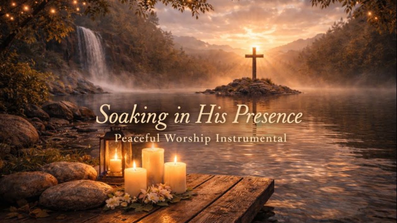 Soaking in His Presence | Peaceful Worship Instrumental for Prayer & Rest