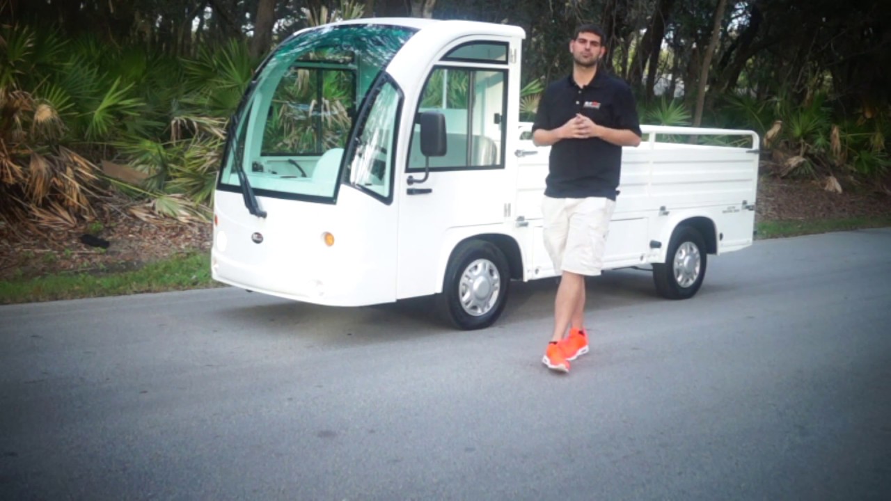 Electric Utility Vehicle- 2 Passenger Industrial Truck Delxe From Moto Electric Vehicles