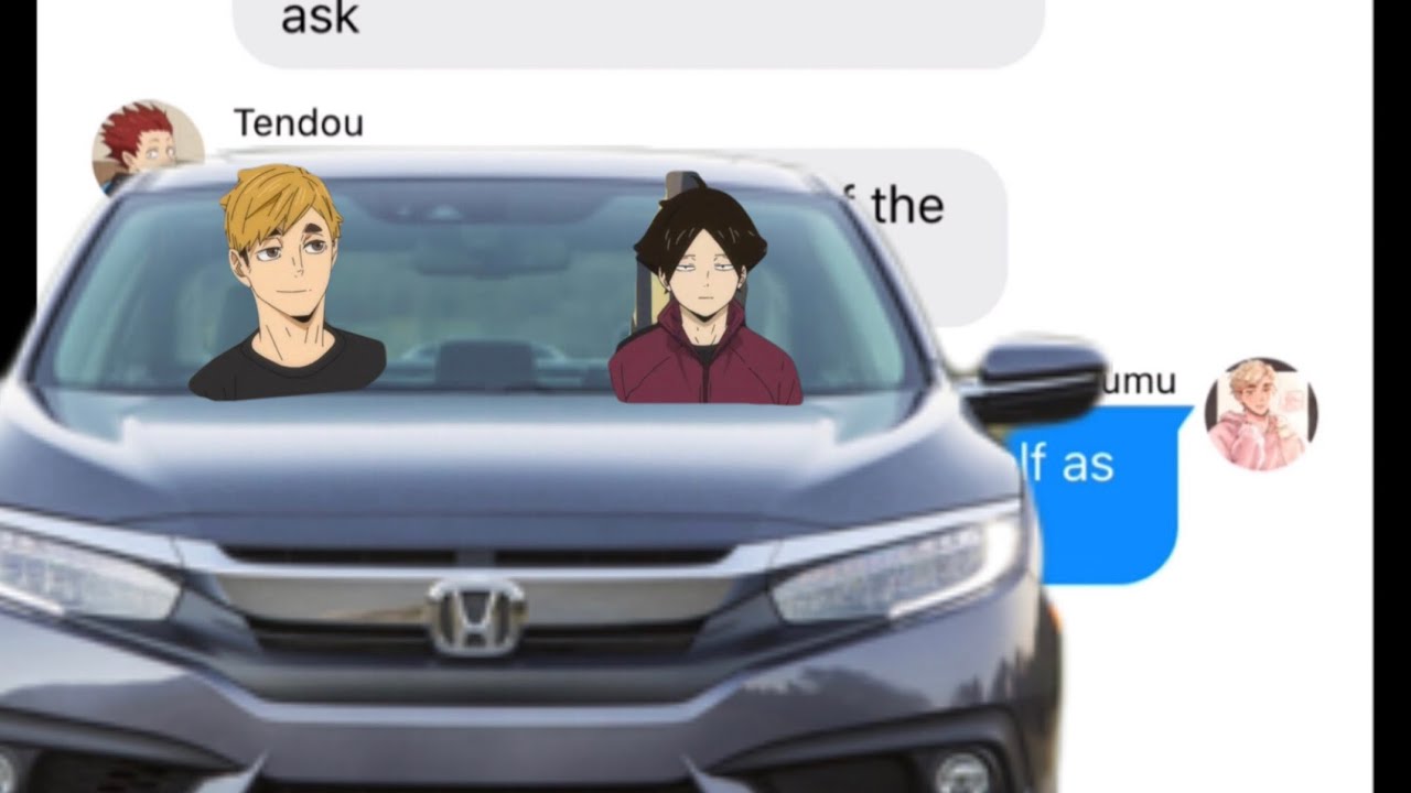 Suna Gives Atsumu a Ride | Haikyu Text Skit | Dogging Peter Key Car Share