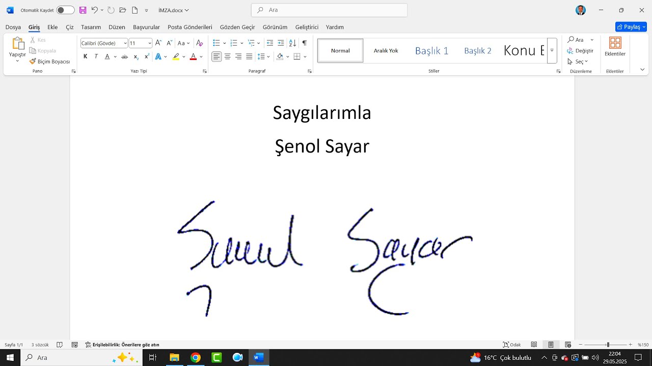 UYGULAMA YÜKLEMEDEN ISLAK İMZANI MİCROSOFT WORD' E NASIL AKTARABİLİRSİN?