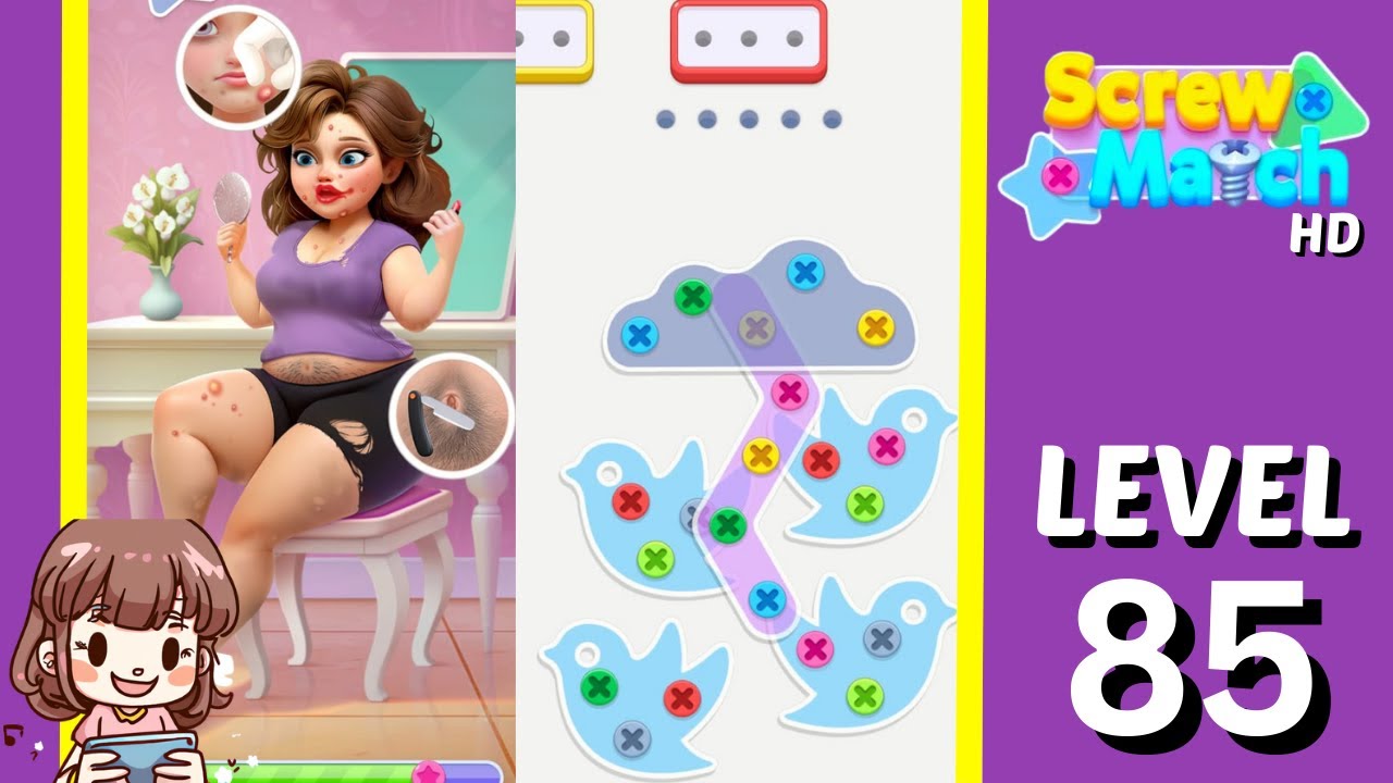 Screw Match Level 85 Solution Walkthrough
