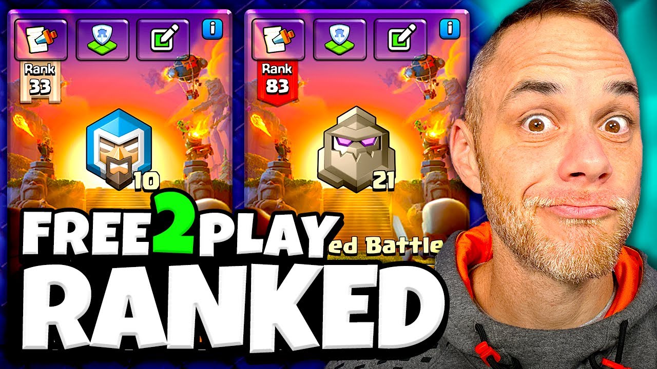 Ranked Battles on 2 Free to Play Villages in Clash of Clans