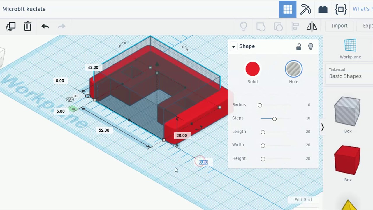 Tinkercad   Microbit case