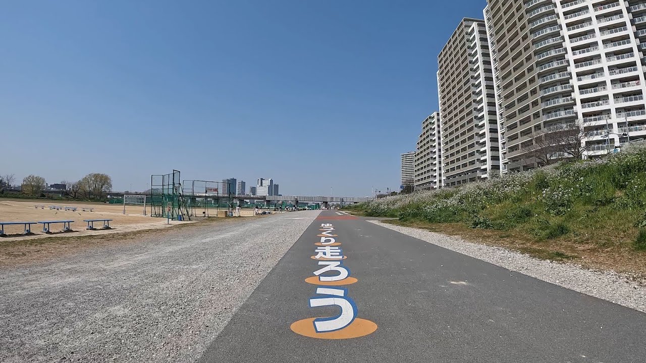 Tama River Cycling Path | Warm Winter Day