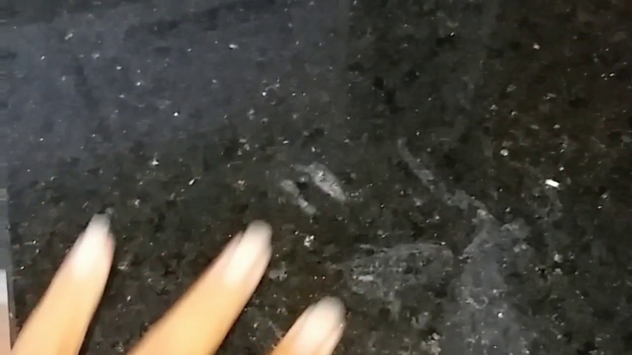 Granito Preto São Gabriel com Mancha Esbranquiçada, como remover!