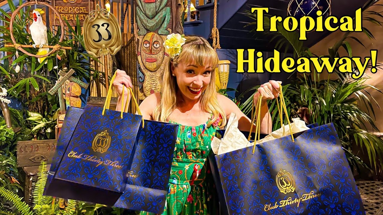 Tropical Hideaway at CLUB 33! | Experience & Merch Haul: What Did We Buy?