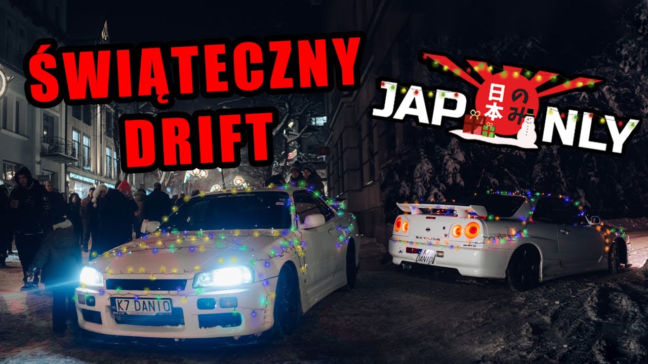 DRIFTUJEMY SKYLINE W G&Oacute;RACH!! *R34 NA KOLCACH ŚWIĄTECZNY VLOG Z ZAKOPANEGO*