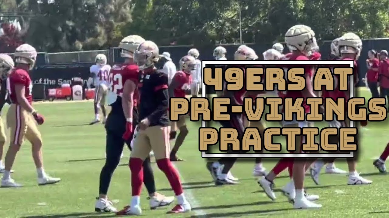 49ers Trey Lance, Deebo Samuel and George Kittle at their sharp pre-Vikings practice