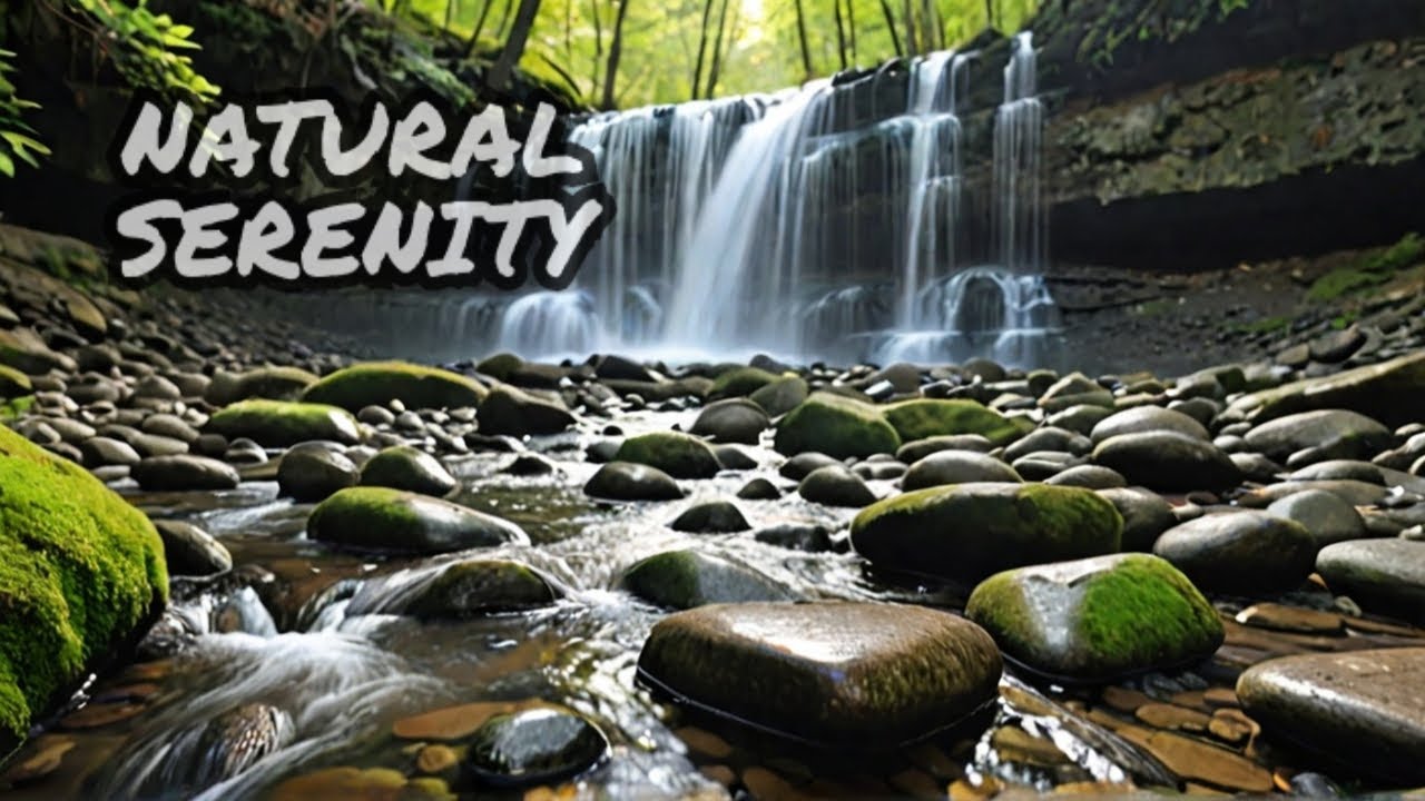 Gentle Waterfalls and Melodic Woodwinds | 4K HDR Serenity