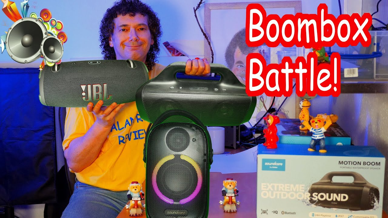 JBL Xtreme 3 против Soundcore Motion Boom против Rave Neo — битва бумбоксов!
