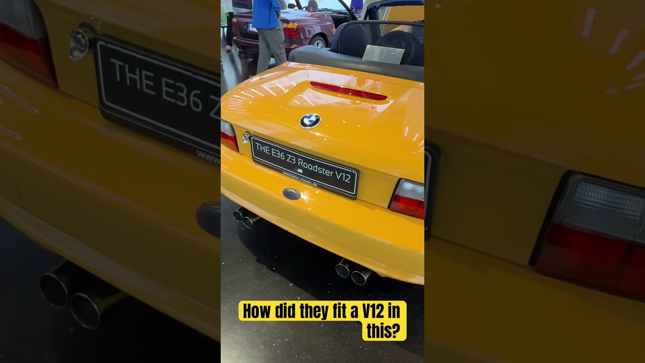 BMW Installed a V12 Engine in a BMW Z3
