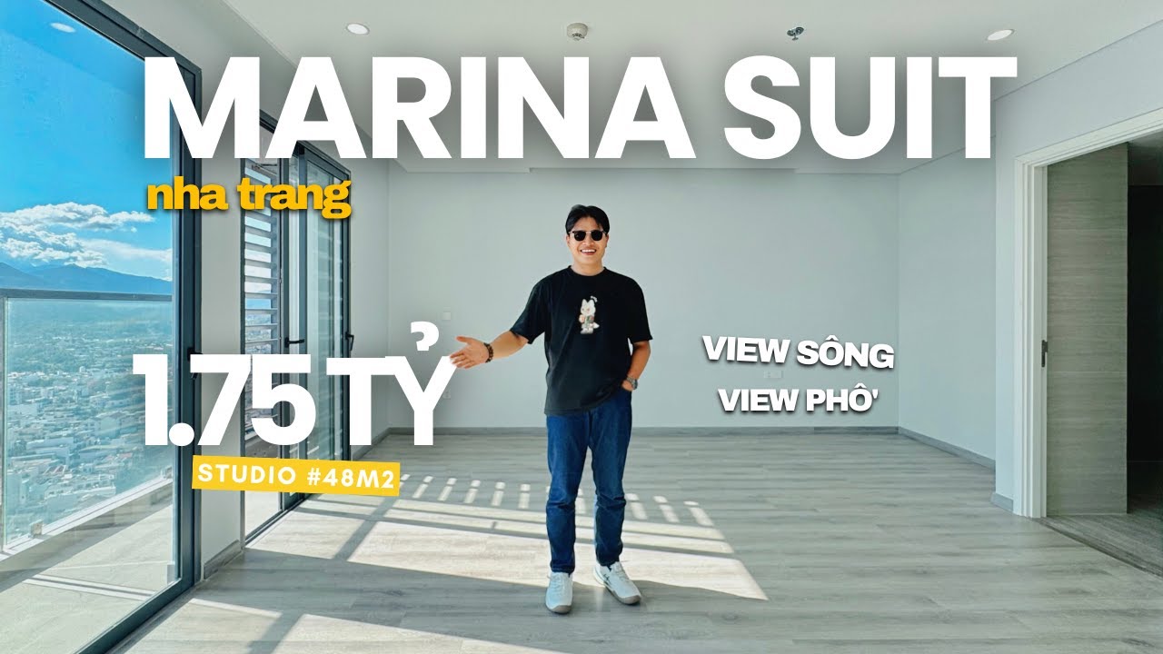 KHÁM PHÁ CĂN HỘ MỚI TINH Tại MARINA SUIT Nha Trang VIEW Sông Và Phố Hướng Tây Giá TỐT