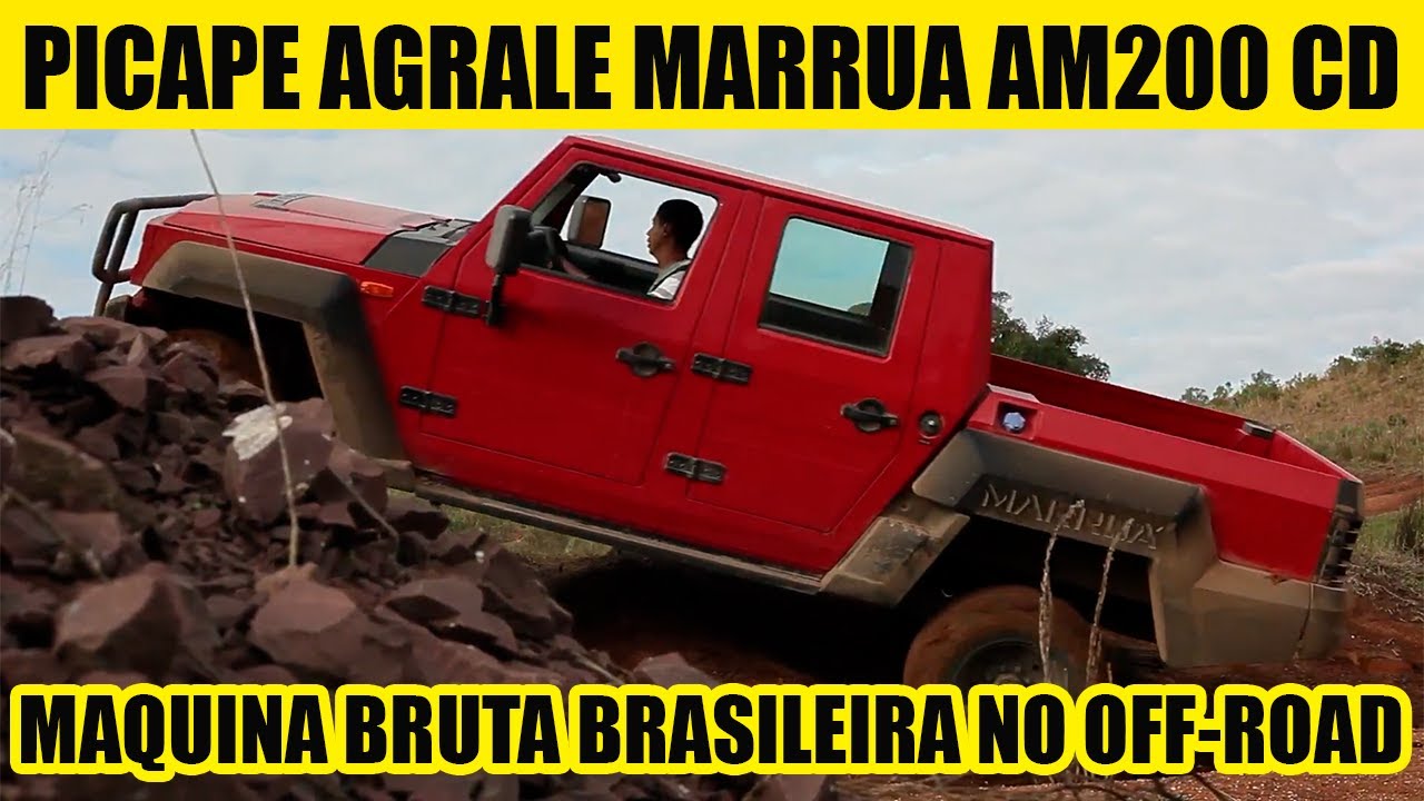 O TANQUE DE GUERRA BRASILEIRO, A PICAPE AGRALE MARRUA AM200 CD