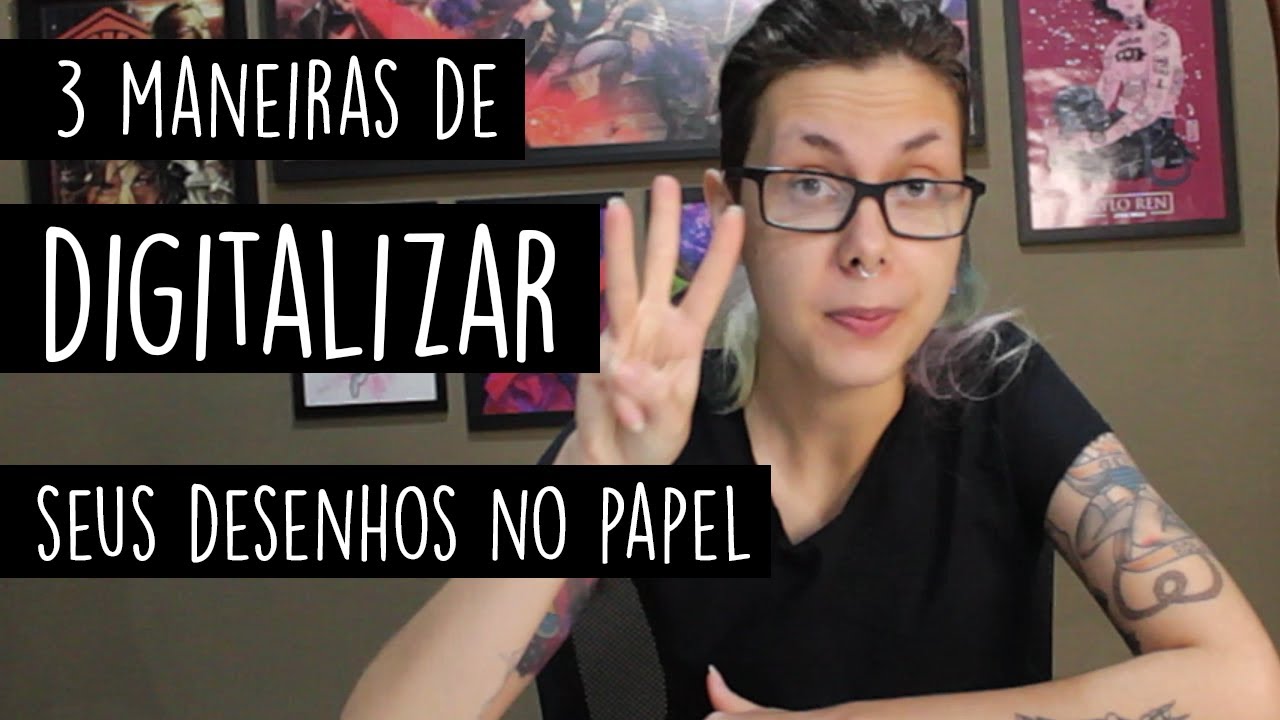 Como digitalizar seus desenhos