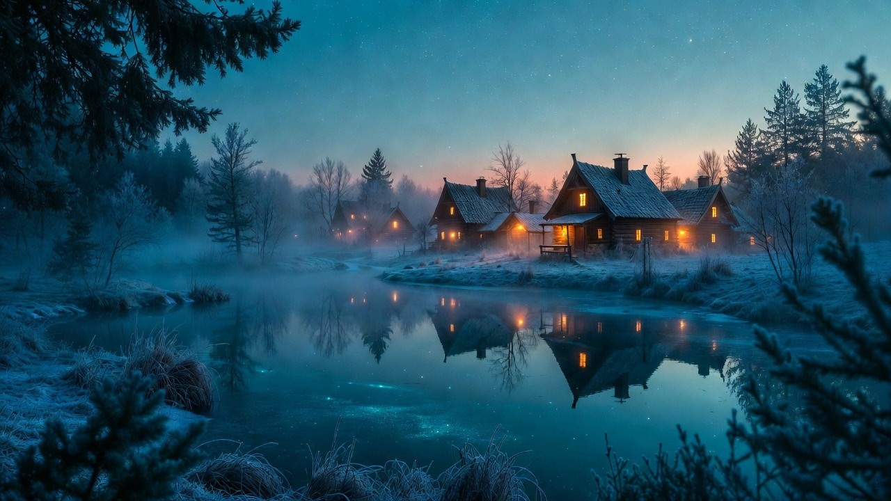 🏰 Fantasy Winter Ambience  Celtic Fortress Relaxing Instrumental ❄️🎧