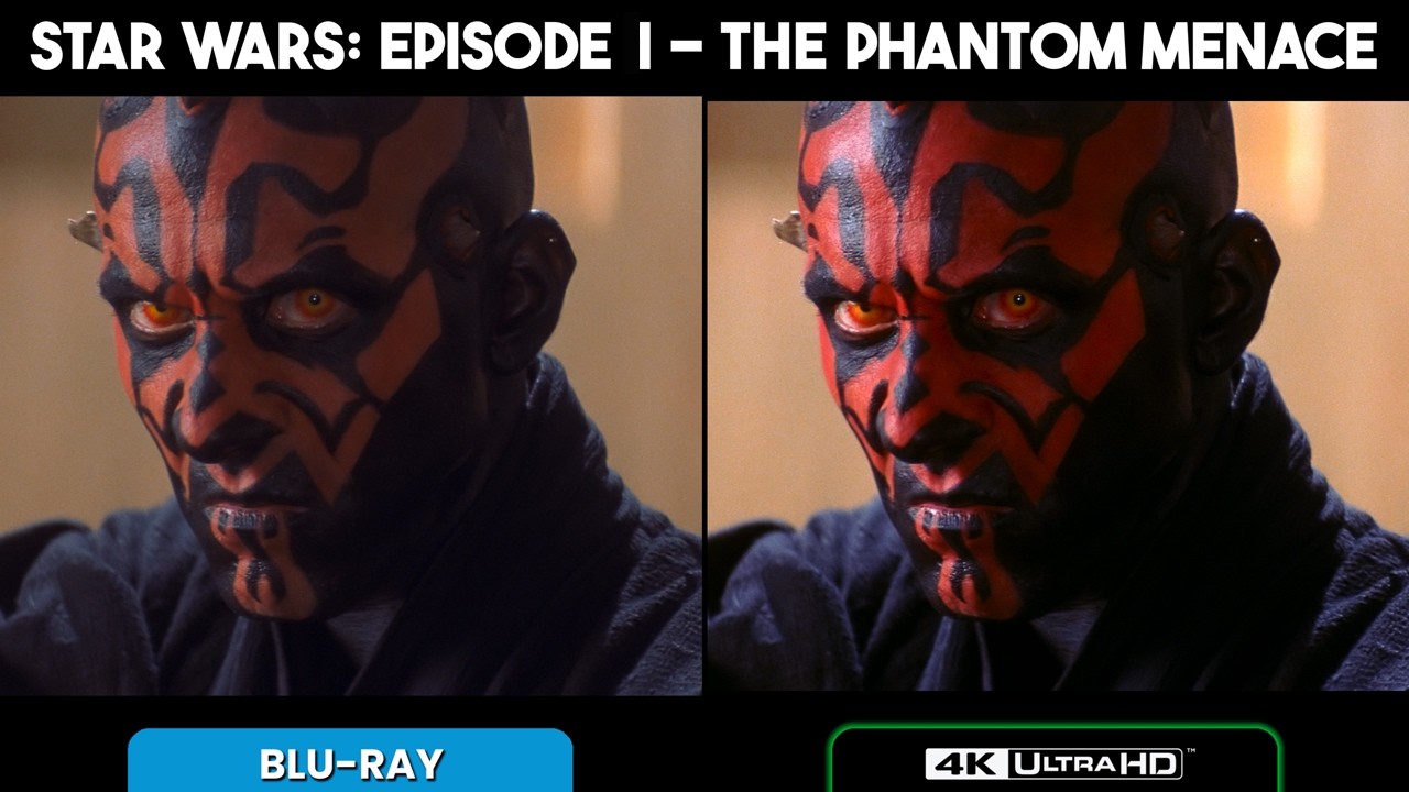 ▶️ Star Wars Episode I The Phantom Menace 4K release comparison Disney 4K vs 20th Century Fox Bluray