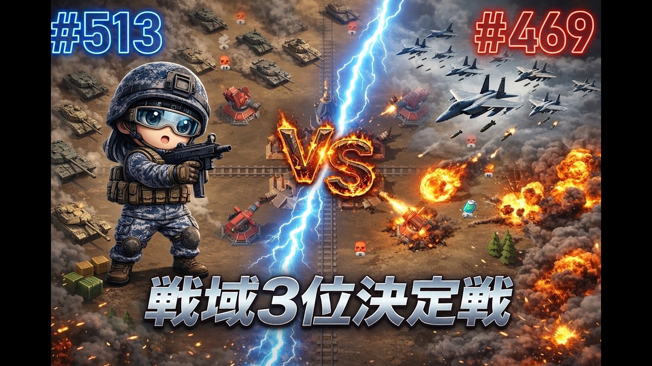 【ラストウォー】戦域対決 3位決定戦：513 vs 469 Capital War｜激闘の結末