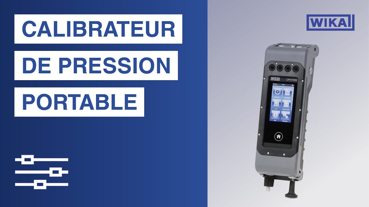 Calibrateur de pression portable CPH7000 | L'instrument de mesure de pression polyvalent de WIKA