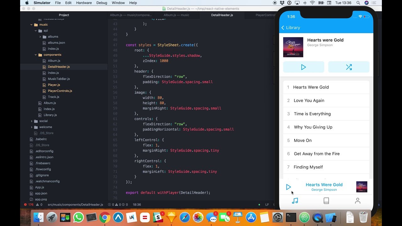 Player Control - React Native Sketch Elements