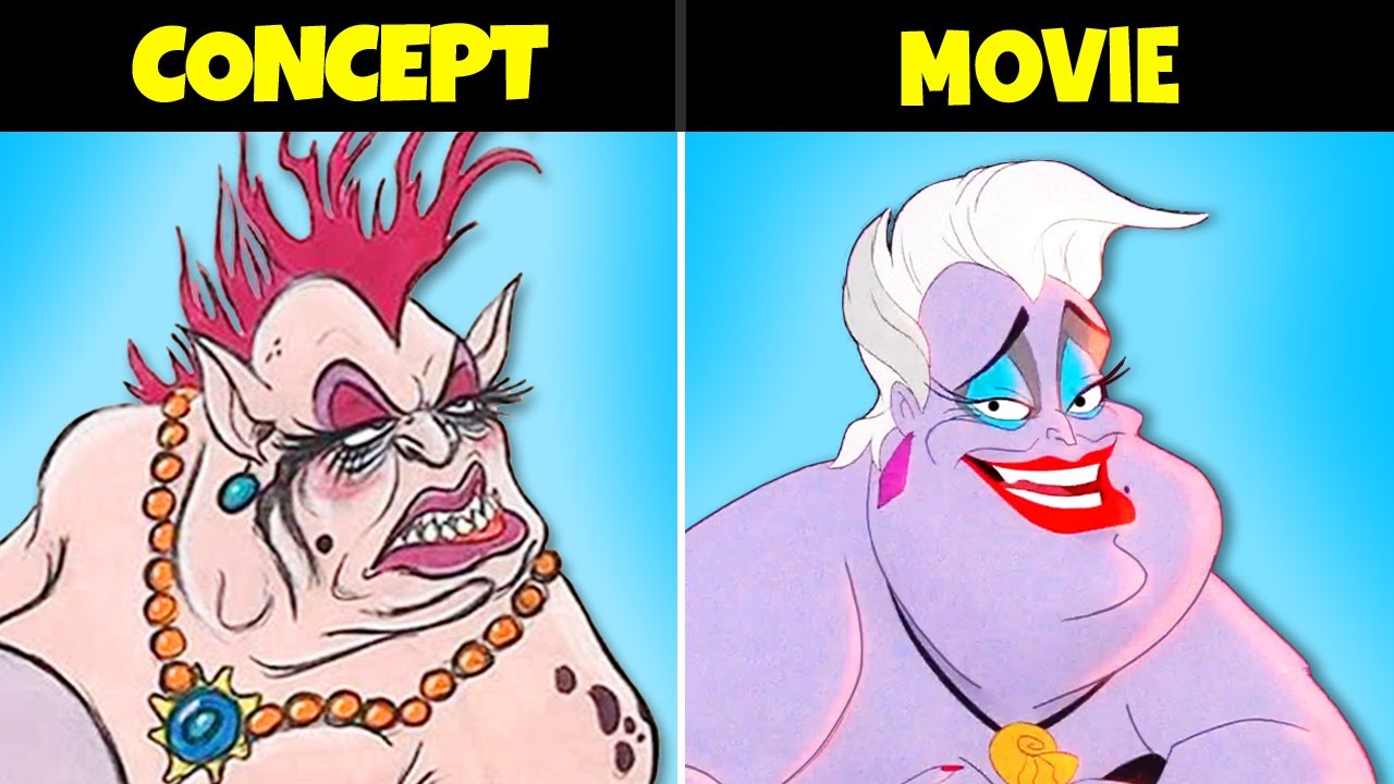 33 Disney Characters That Were Supposed To Look Completely Different