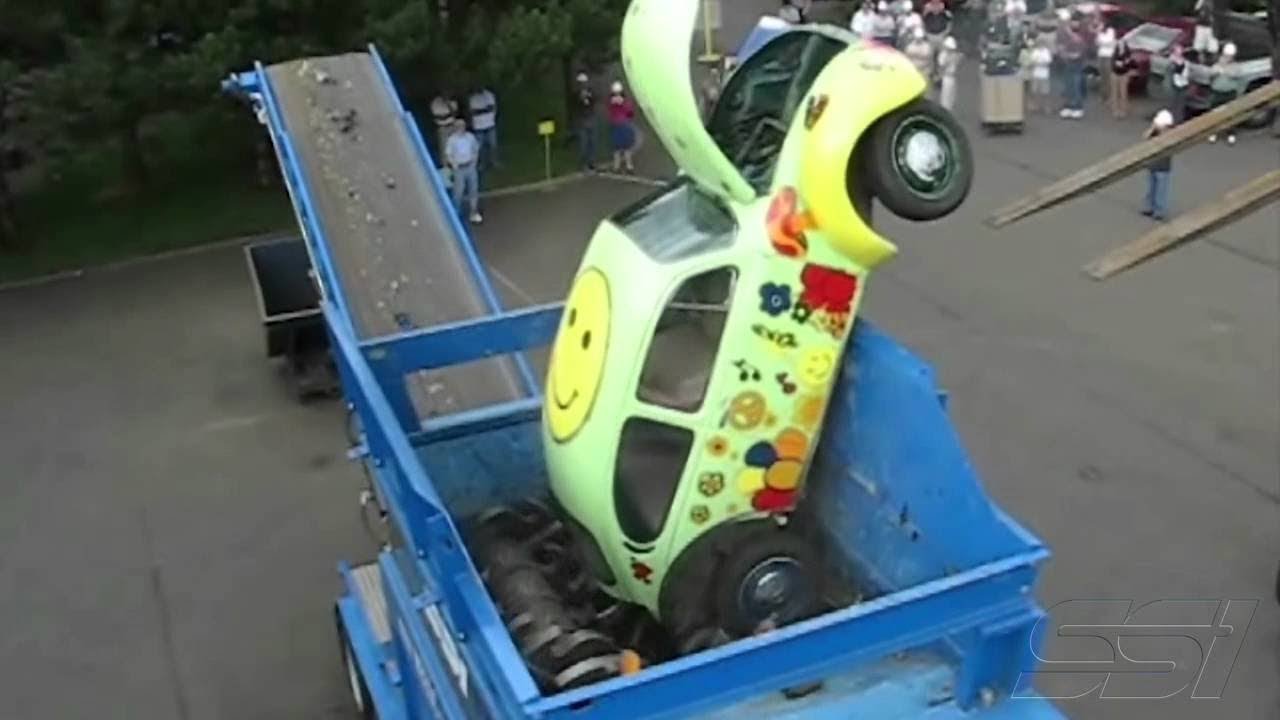 Trituratore pi&ugrave; potente al mondo VS Auto! *NON CREDERAI A QUELLO CHE VEDRAI...