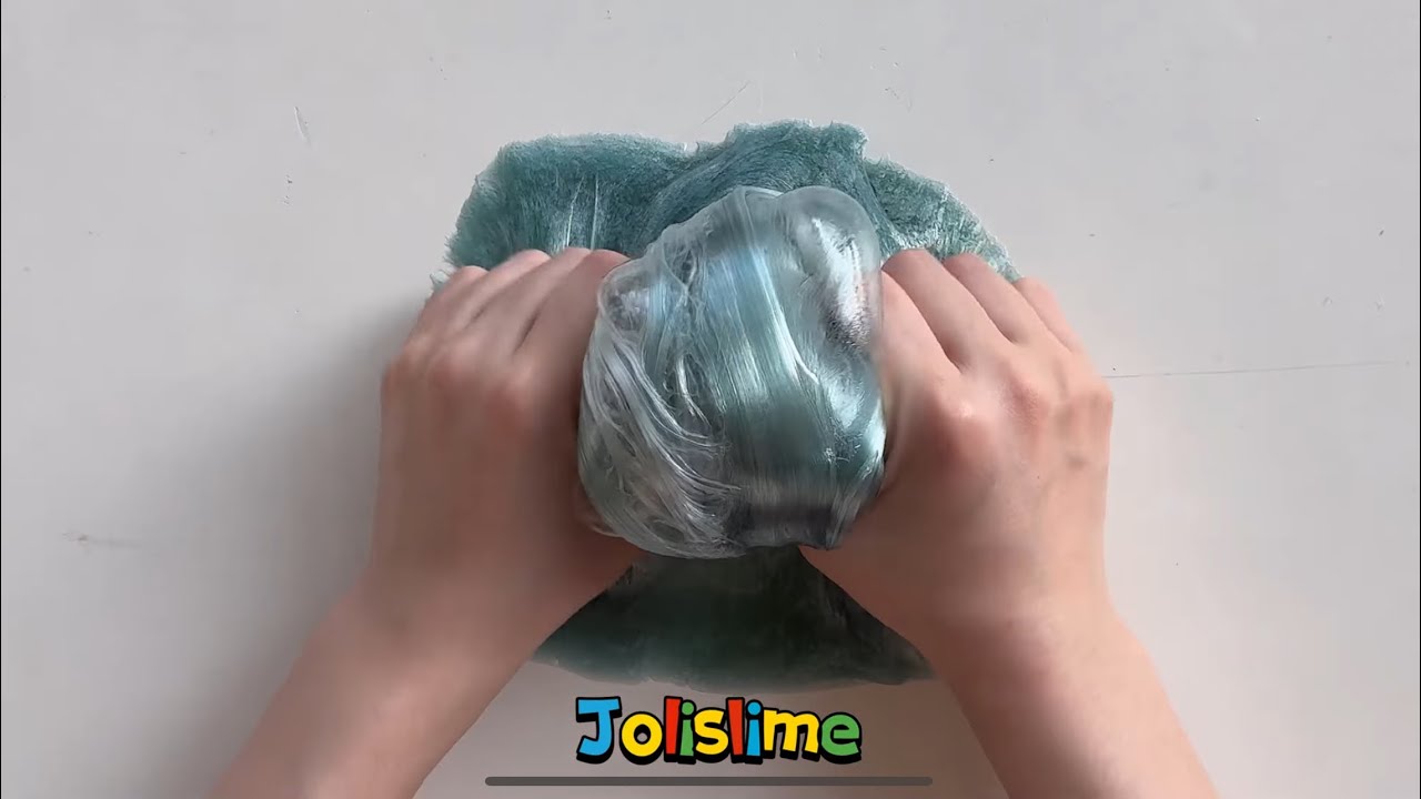 Matcha Bubble Art Slime 🍵✨ Surround Sound ASMR!