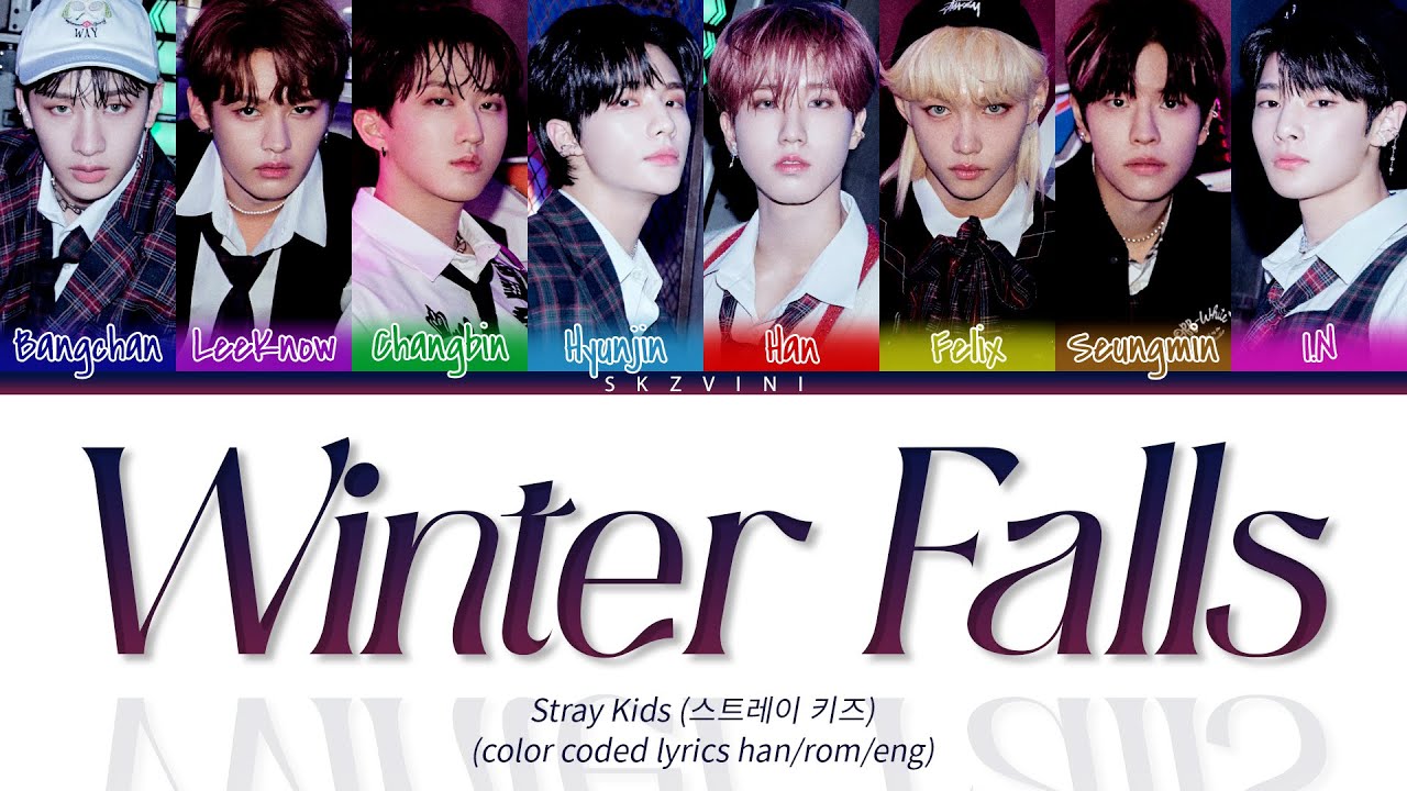 Stray Kids 'Winter Falls' Color Coded Lyrics (Han/Rom/Eng)