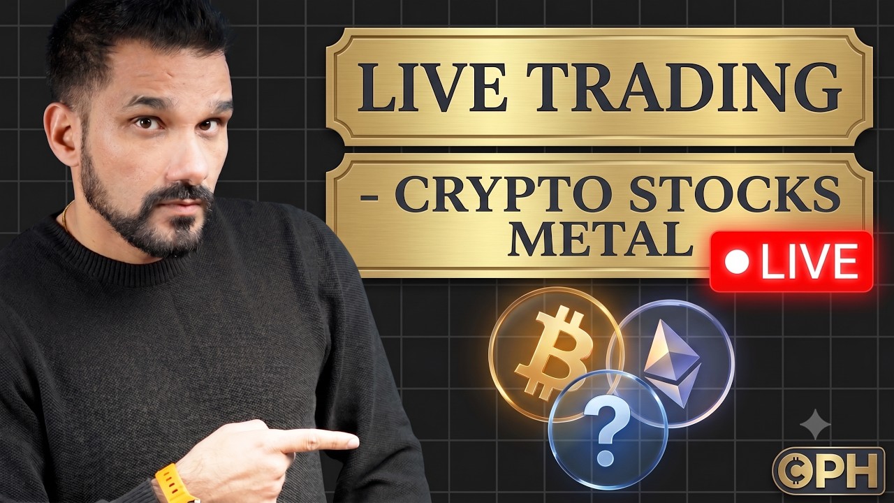 CPH LIVE TRADING : Crypto, Stocks & Metals [🟢 LIVE NOW] HINDI / URDU!