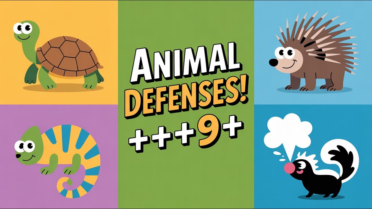 Incredible Animal Defenses! 🛡️ | How Animals Protect Themselves
