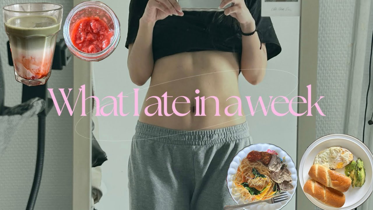 my chaotic eating habits for a week