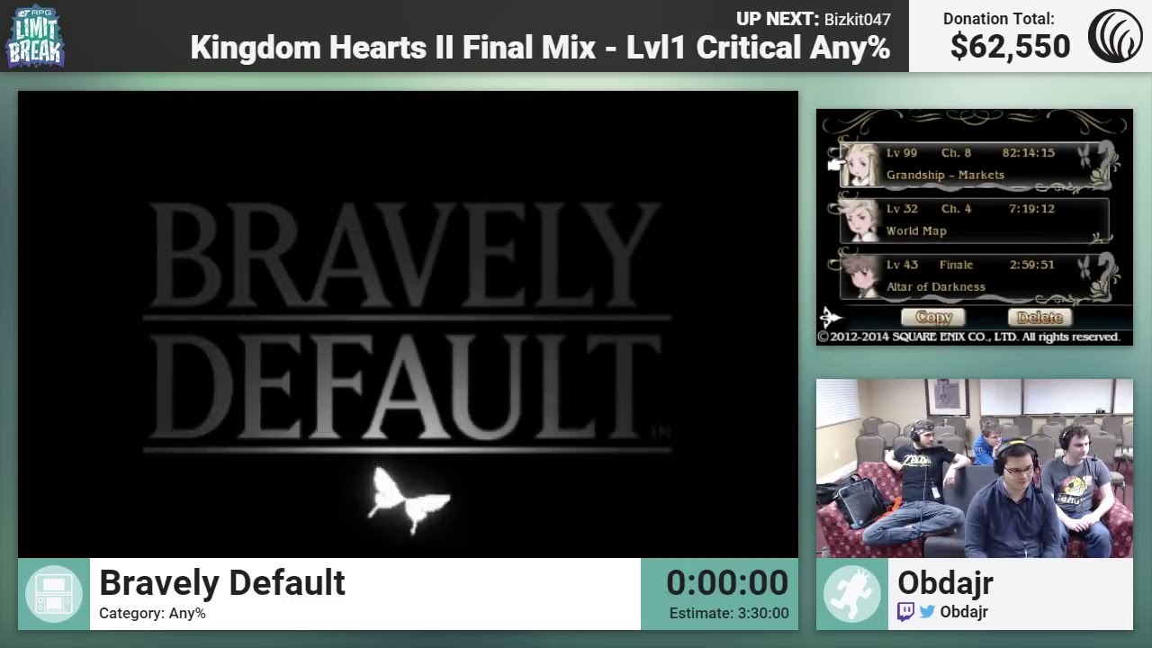 Bravely Default by Obdajr (RPG Limit Break 2016 Part 40)