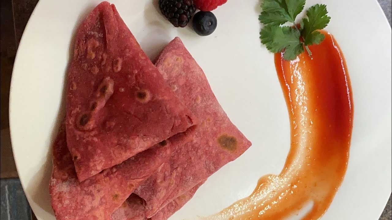 Pink roti super healthy and nutritious 