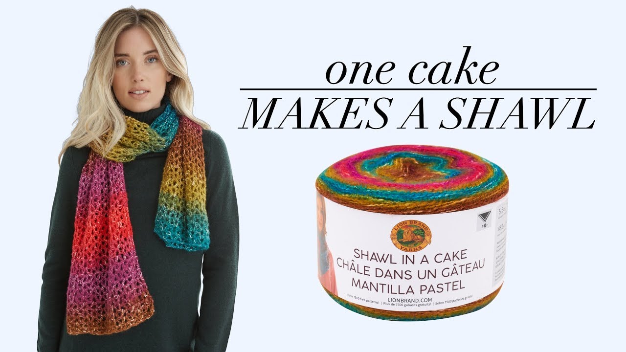 One Cake Makes a Shawl - Shawl in a Cake