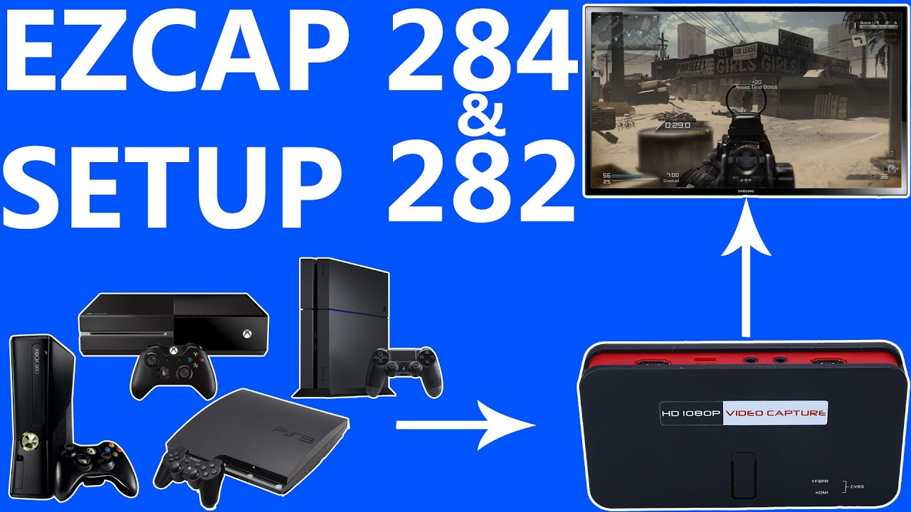 How To: EZCap 282/284 HD Capture Card  Setup