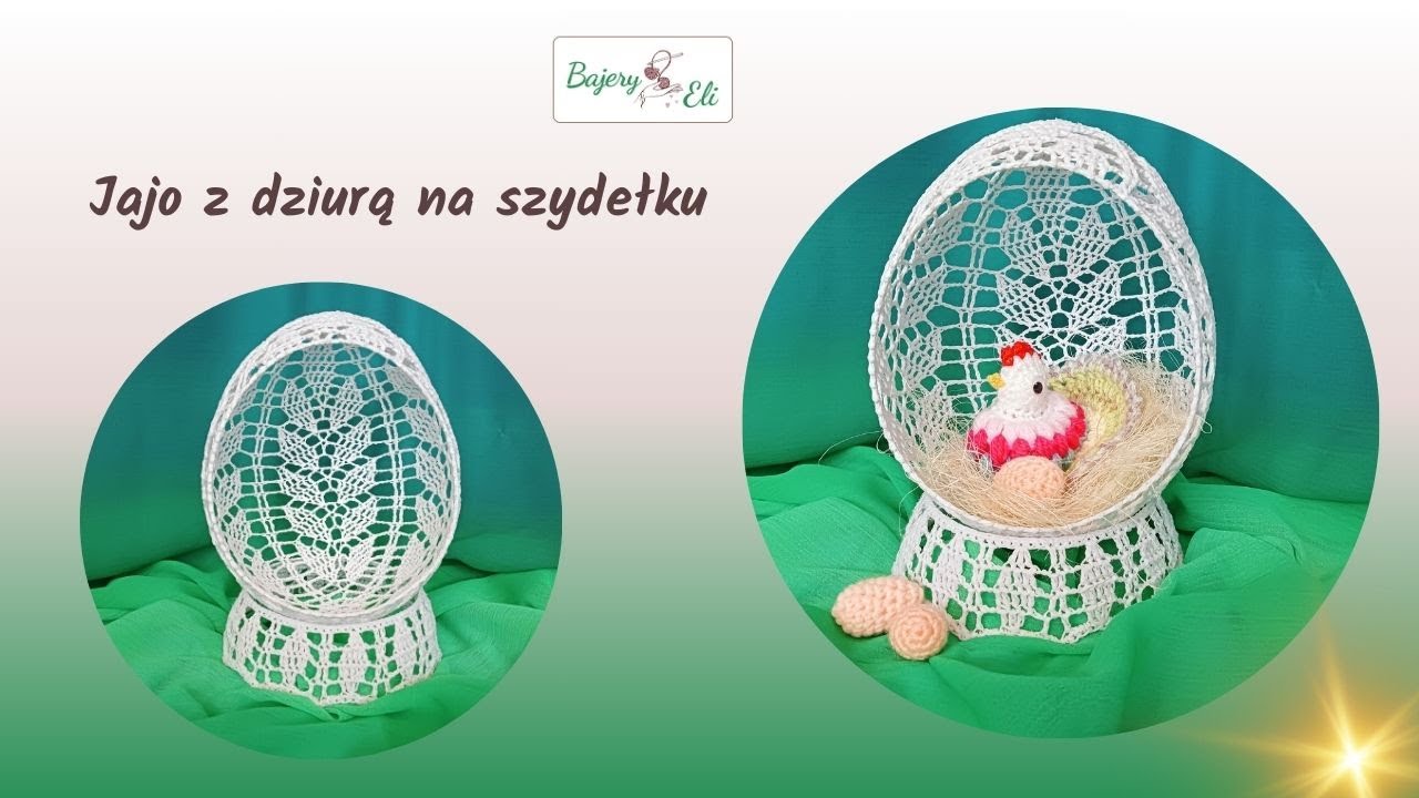 #szydełkowaniebajeryeli Jak Zrobić Na Szydełku Duże Jajko z Dziurą?/Crochet Egg Pattern