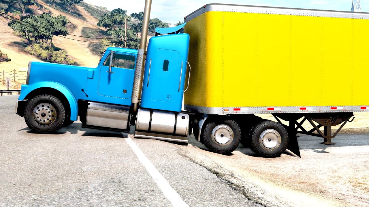 BeamNG Drive - T 300 Custom Truck on the West Coast USA