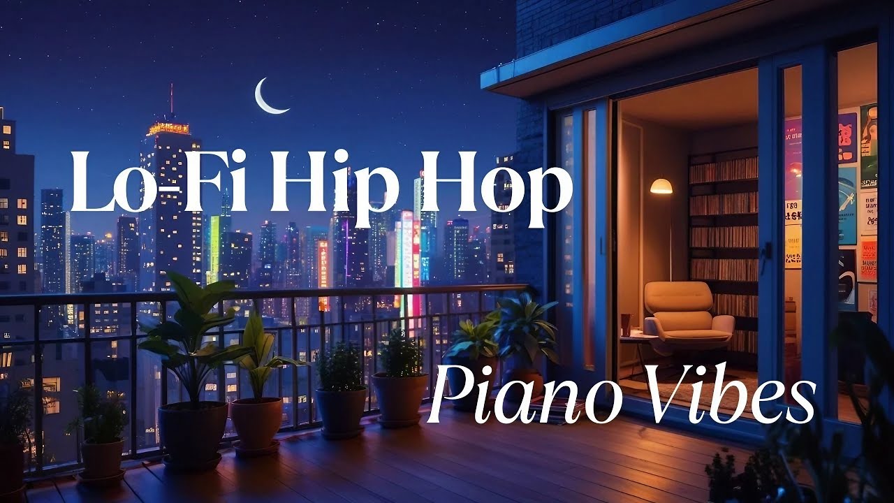 Quiet Balcony Night | Chill Lo-Fi Piano Hip Hop & Neo Soul Vibes