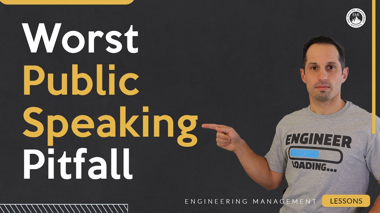 The Top Common Public Speaking Mistake | Tips for Engineering Professionals
